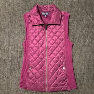 Jones New York Signature Purple Vest